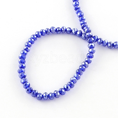 Glass Beads Strands EGLA-GR4MMY-M-1