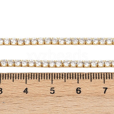 925 Sterling Silver Clear Cubic Zirconia Chains STER-C016-02A-G02-1