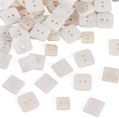 90Pcs 3 Styles Freshwater Shell Buttons BUTT-TA0001-41-1