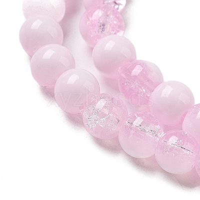 Crackle Glass Beads Strands GLAA-U001-6mm-03-1