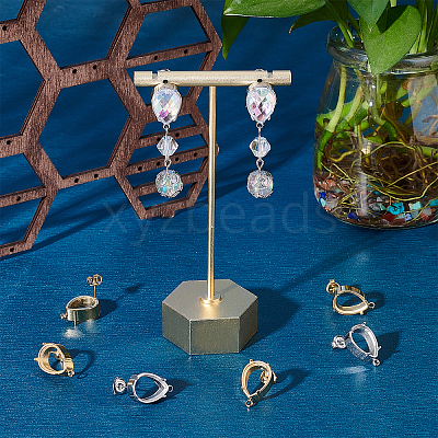 4 Pairs 2 Colors 304 Stainless Steel Stud Earring Findings STAS-UN0038-08-1