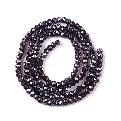 Electroplate Glass Beads Strands EGLA-A044-T1mm-A15-1
