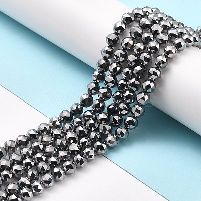 Terahertz Stone Beads Strands G-D461-13B-1