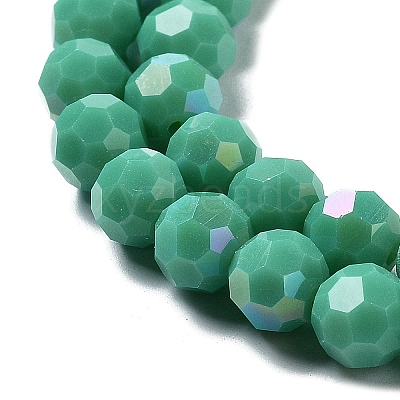 Opaque Glass Beads Strands EGLA-A035-P8mm-L13-1