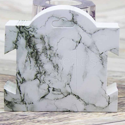 Marble Pattern Paper Disply Cards CDIS-WH0024-07-1