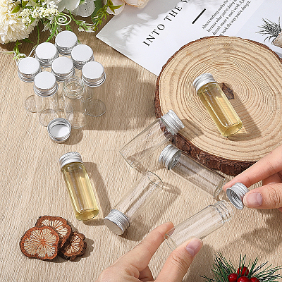 50Pcs Glass Bottles Bead Containers CON-DR0001-06C-1
