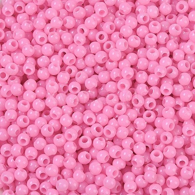 Opaque Acrylic Beads SACR-A007-01B-21-1