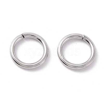 Non-Tarnish 304 Stainless Steel Open Jump Rings STAS-C040-01I-P-1