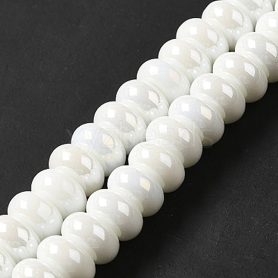 Opaque Glass Beads Strands LAMP-G156-20L-1