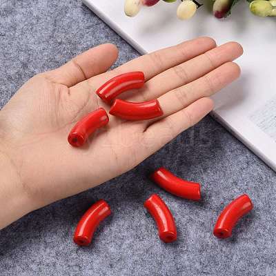 Opaque Acrylic Beads X1-SACR-S677-021-1