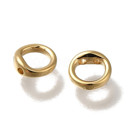 Brass Ring Charm Connectors KK-H502-05G-1