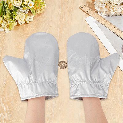2 Pairs Polyester Microwave Oven Protective Gloves AJEW-CY0002-88-1