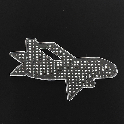 Plane/Airliner ABC Plastic Pegboards used for 5x5mm DIY Fuse Beads DIY-Q009-32-1