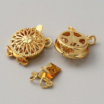 Brass Box Clasps LS-KK-WH0079-16A-G-1