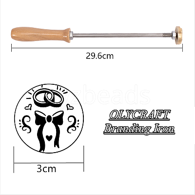 Stamping Embossing Soldering Brass with Stamp AJEW-WH0113-15-110-1