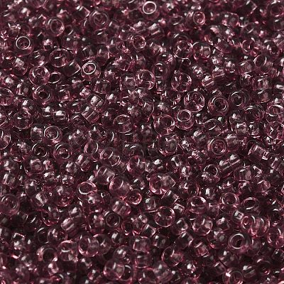 Transparent Colours Glass Round Seed Beads SEED-B001-06A-01-1