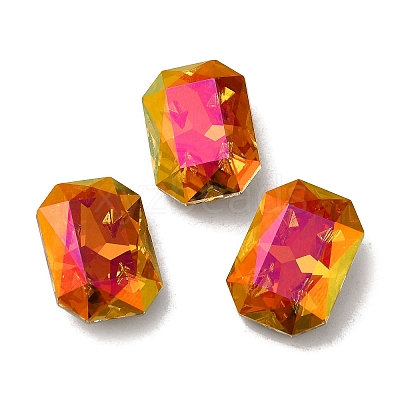 K9 Glass Rhinestone Cabochons RGLA-P036-08B-M-1