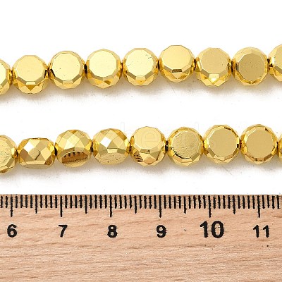 Electroplate Glass Beads Strands EGLA-F166-04B-1