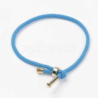 Cotton Twisted Cord Bracelet Making MAK-L012-02-1