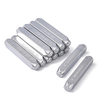 Iron Seal Stamps AJEW-L060-08-1