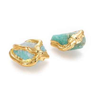 Raw Rough Natural Amazonite Beads G-P439-F04-1