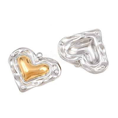 304 Stainless Steel & ABS Plastic Pearl Pendants STAS-G398-08GP-1