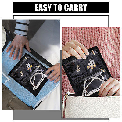 Oxford Cloth Jewelry Storage Zipper Bags ABAG-WH0045-85-1