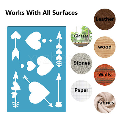 Acrylic Earring Handwork Template DIY-WH0359-033-1