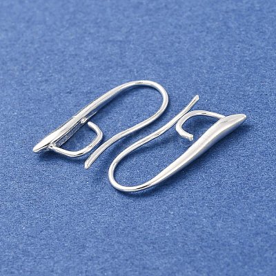 Brass Earring Hooks KK-H502-11S-01-1