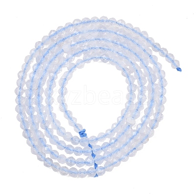 Natural Blue Lace Agate Beads Strands G-K185-04-1