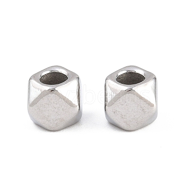 Irregular 304 Stainless Steel Beads STAS-D394-03O-P-1