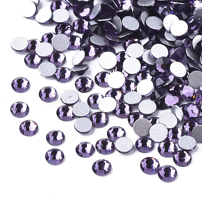 Glass Rhinestone Flat Back Cabochons RGLA-S002-04SS-06-1