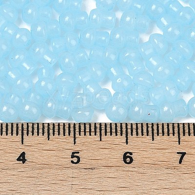 Transparent Colours Glass Seed Beads SEED-R001-01P-1