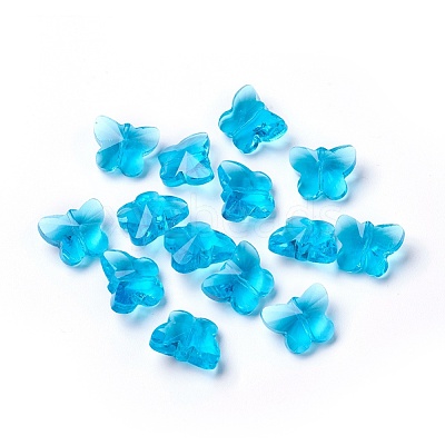 Transparent Glass Beads GLAA-P037-02-25-1