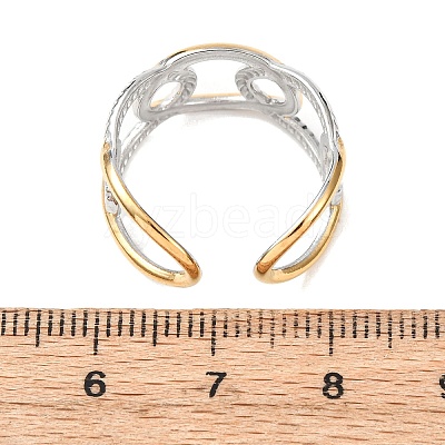 304 Stainless Steel Cuff Open Rings RJEW-P181-02D-A-1