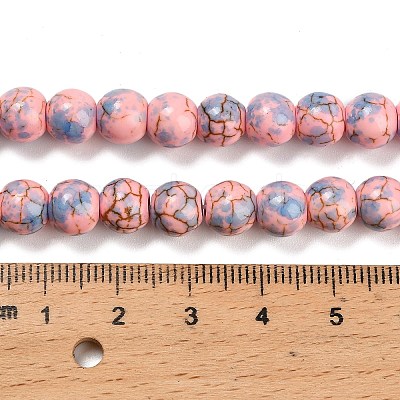 Synthetic Turquoise Beads Strands TURQ-F019-03F-1