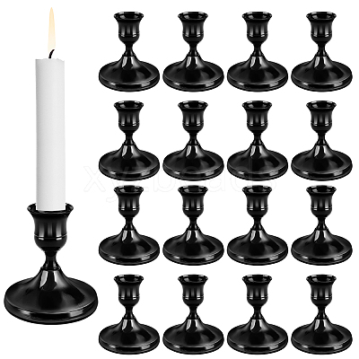 18Pcs Aluminium & Iron Candle Holders AJEW-WA0004-85B-1
