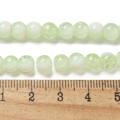 Crackle Glass Beads X1-GLAA-U001-6mm-09-1