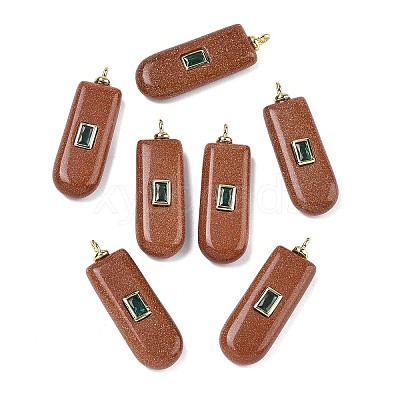 Synthetic Goldstone Pendants KK-C251-01H-02-1