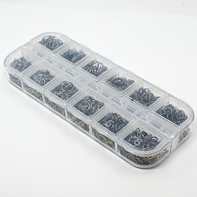 1 Box Iron Open Jump Rings IFIN-X0005-B-B-1