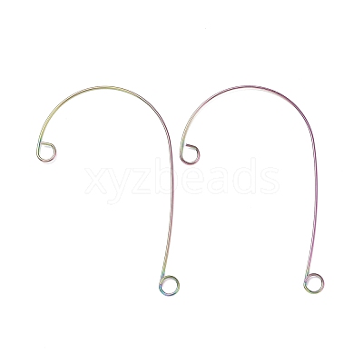 Rainbow Color 316 Stainless Steel Ear Cuff Findings Ion Plating(IP) STAS-H148-02M-1