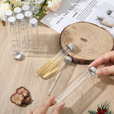50Pcs Glass Bottles Bead Containers CON-DR0001-06D-1
