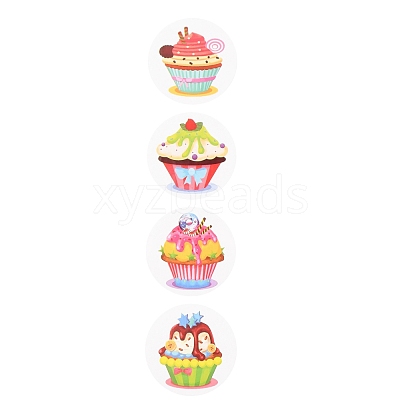 8 Styles Birthday Theme Paper Stickers DIY-L051-005B-1