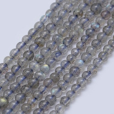Natural Labradorite Beads Strands G-I206-46-3mm-1