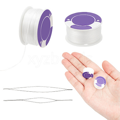 2 Rolls Special Coated Polyester Beading Threads OCOR-NB0002-06A-1