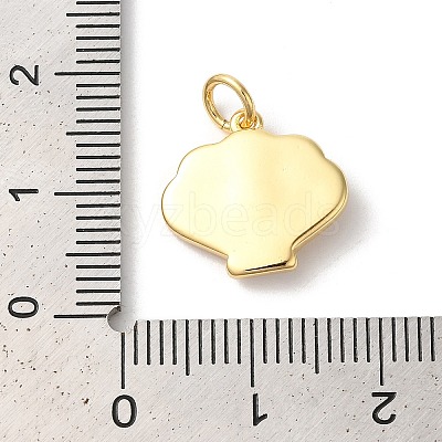 Rack Plating Brass Enamel Pendants KK-Z056-35G-02-1