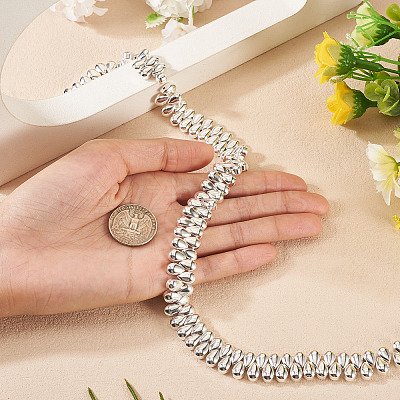 1Strand Electroplate Glass Beads Strands EGLA-TA0013-41S-1