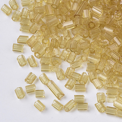 8/0 Two Cut Glass Seed Beads SEED-S033-11A-01-1