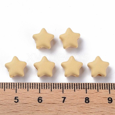 Spray Painted Acrylic Beads MACR-S373-45-O07-1