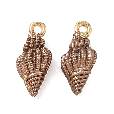 Brass with Enamel Charms KK-CBA61F8-01G-01-1